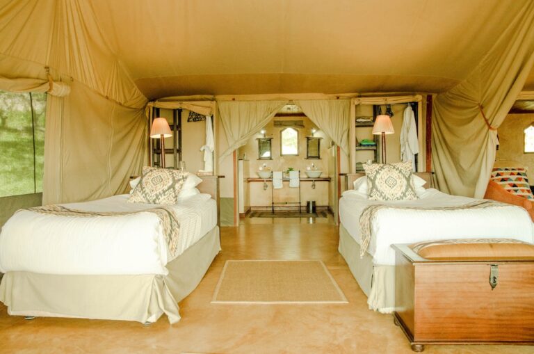 safari camp family accomodations